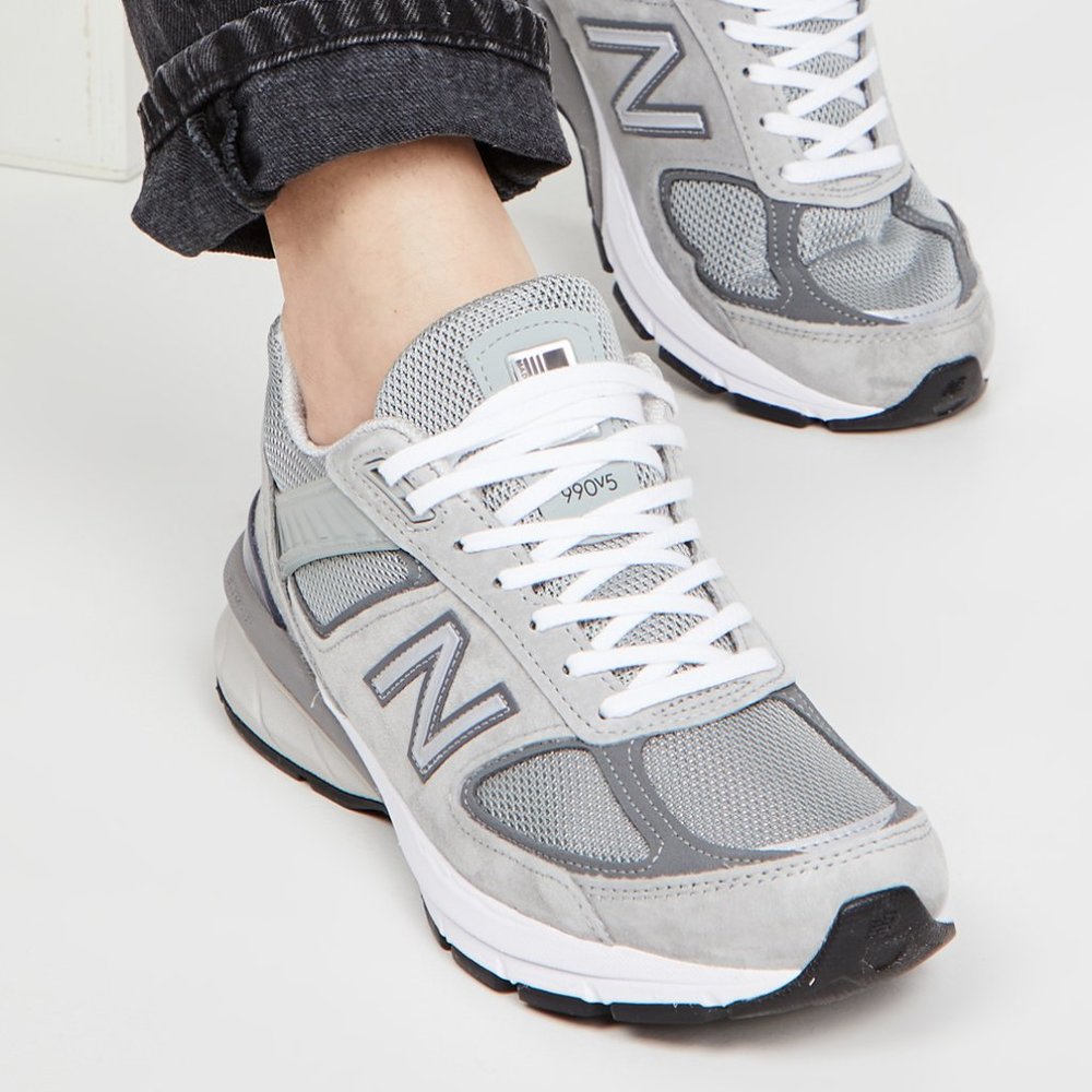 New Balance 990v5 Women's in Grey with Castlerock